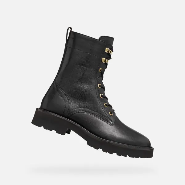 GEOX Дамски черни боти Geox Norize