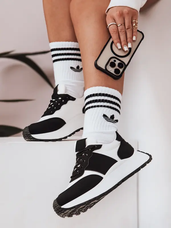 DStreet Дамски черни маратонки NEWSTREET