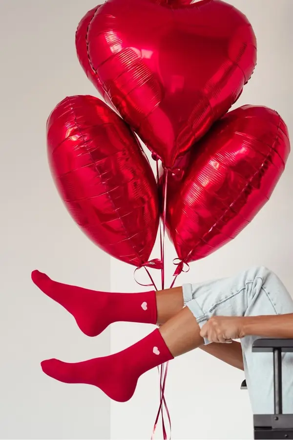 Milena Дамски чорапи Милена с малки сърца