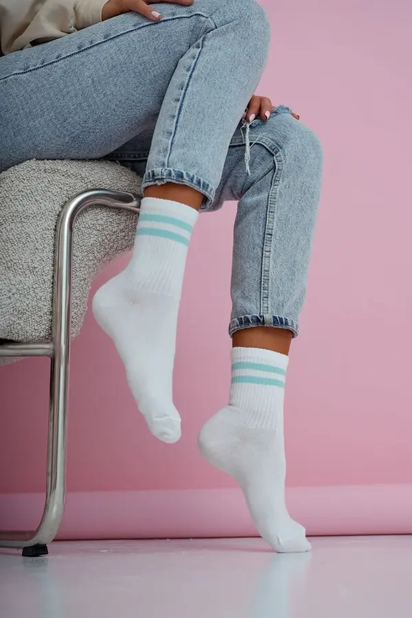 Milena Дамски чорапи на райета Милена