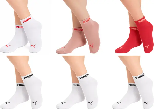Puma Дамски чорапи Puma, комплект от 6 броя