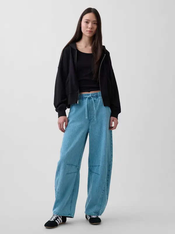 GAP Дамски дънки GAP с отличителна U-образна кройка