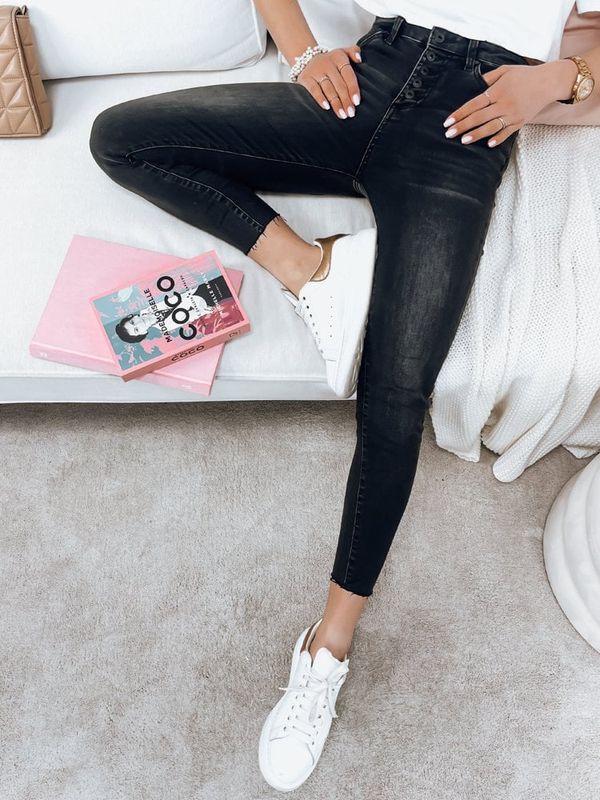 DStreet Дамски дънки KAMELIA black Dstreet