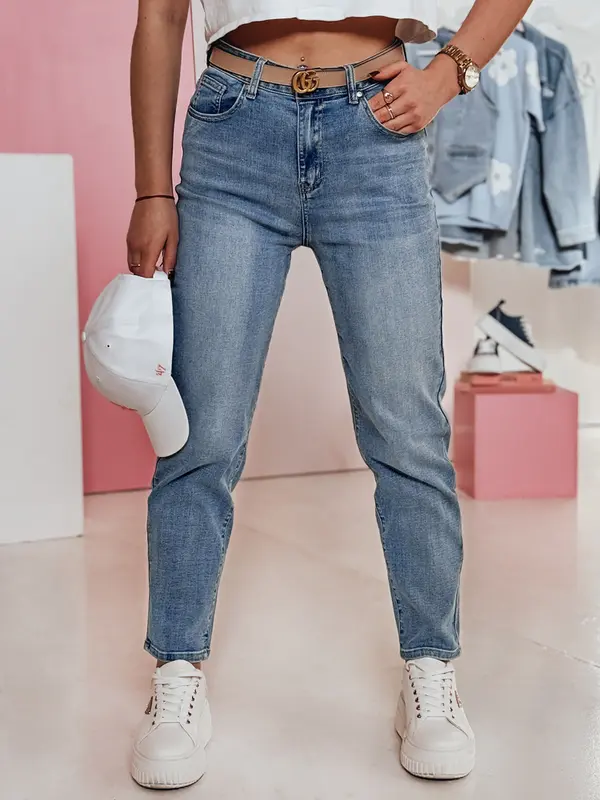 DStreet Дамски дънки mom fit с висока талия