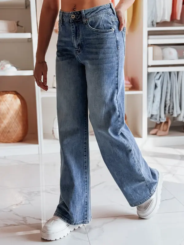 DStreet Дамски дънки широки джобове BAGTRENDY