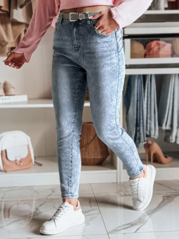 DStreet Дамски дънки slim fit BOTANIDA с колан