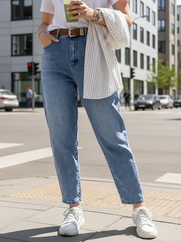 DStreet Дамски дънки тип „бойфренд“