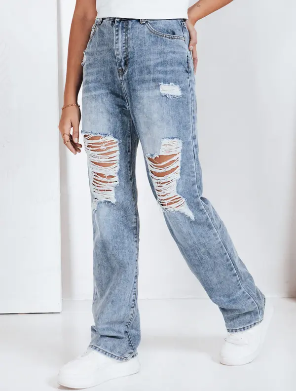 DStreet Дамски дънки тип „бойфренд“ с дупки