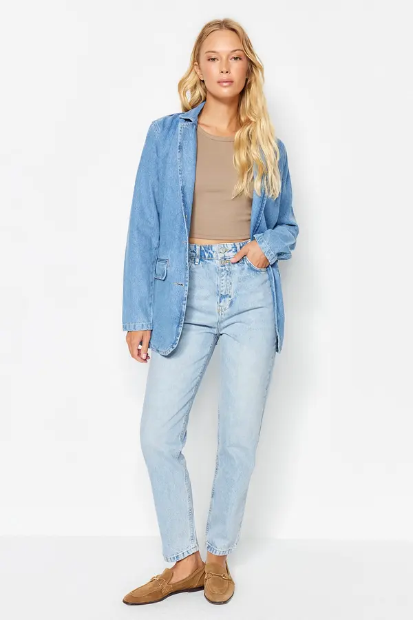 Trendyol Дамски дънки Trendyol Mom jeans