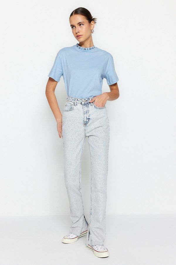 Trendyol Дамски дънки Trendyol Slim fit