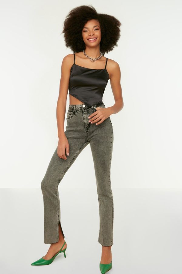 Trendyol Дамски дънки Trendyol Slim fit