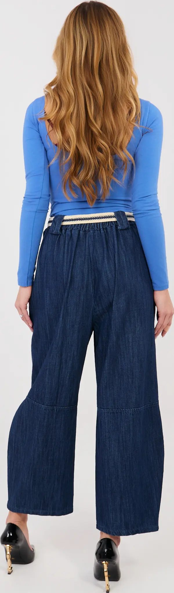 RUE PARIS Дамски дънки в тъмносиньо