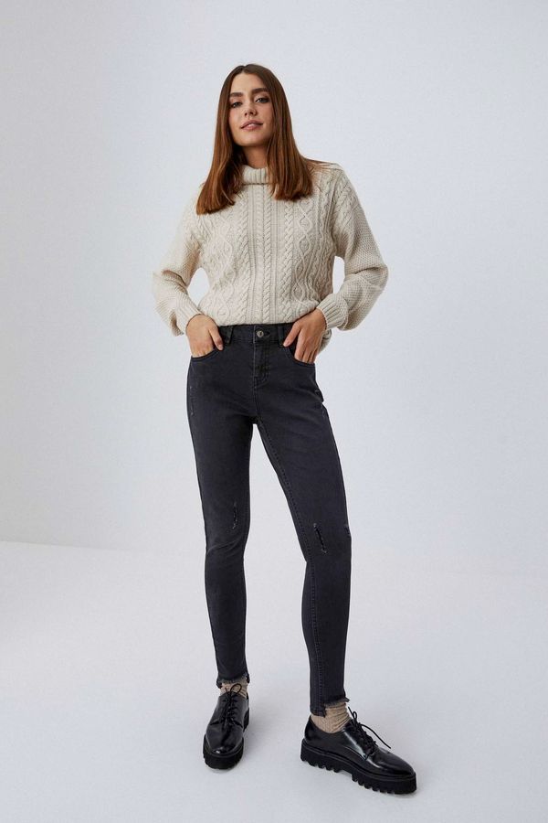 Moodo Дамски дънки. Moodo Graphite