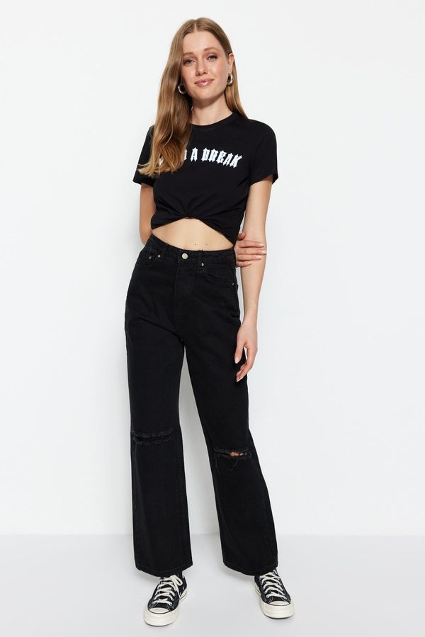 Trendyol Дамски дънки. Trendyol Ripped