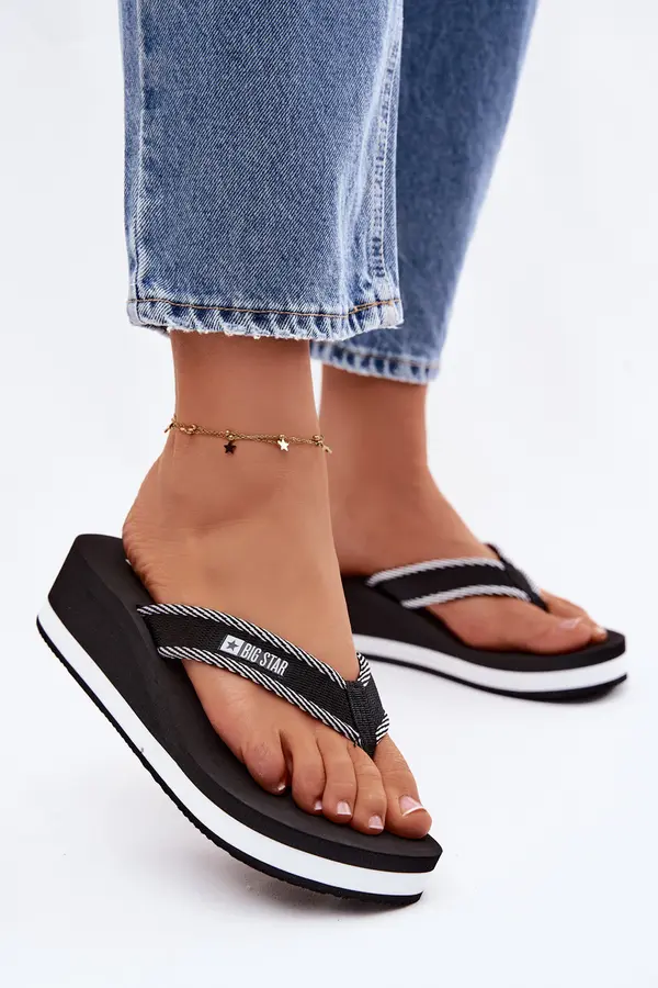 BIG STAR SHOES Дамски джапанки на платформа BIG STAR SHOES