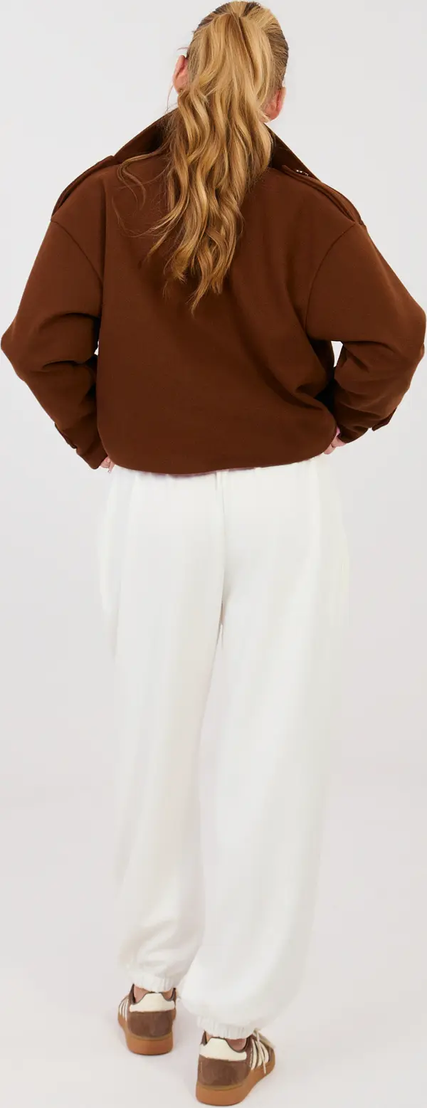 Italy Moda Дамски екрю панталони