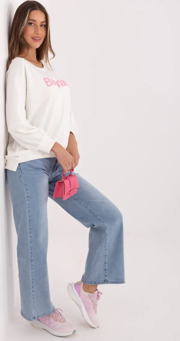 RUE PARIS Дамски екрю суитшърт RUE PARIS