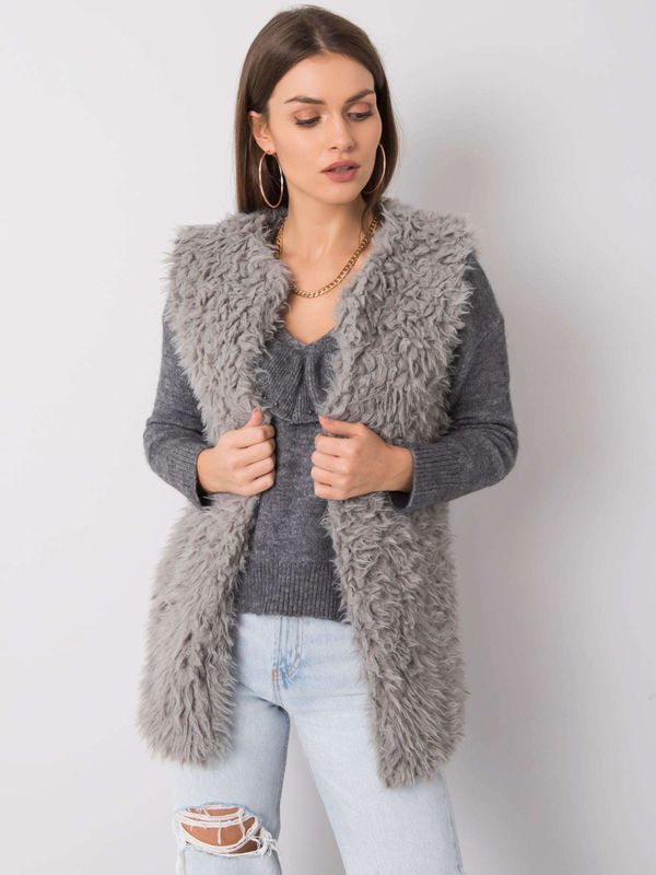 Wool Fashion Italia Дамски елек Fashionhunters Faux