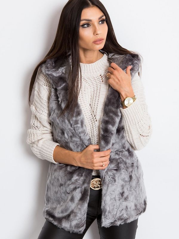 Fashionhunters Дамски елек Fashionhunters Fur