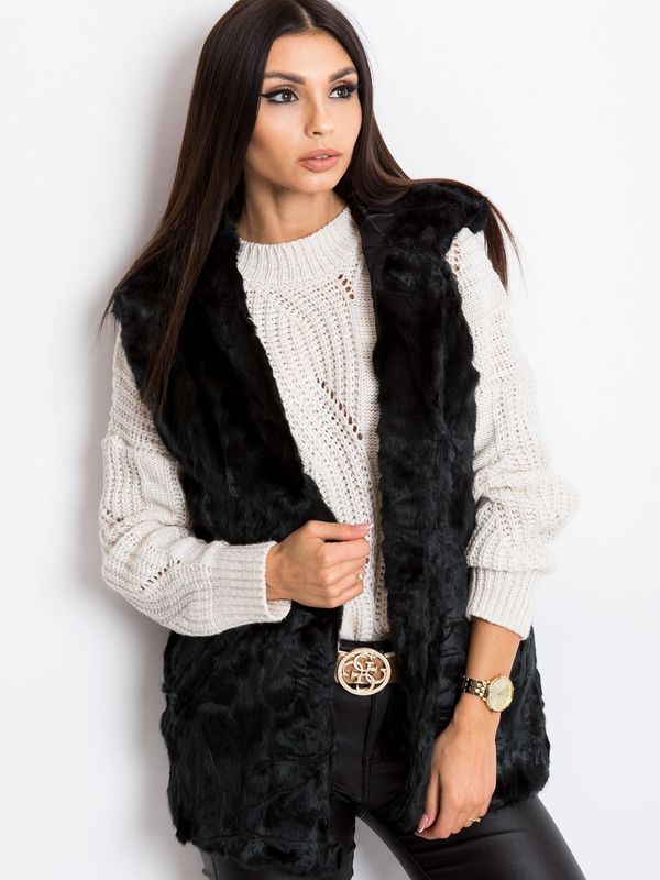 Wool Fashion Italia Дамски елек Fashionhunters Fur