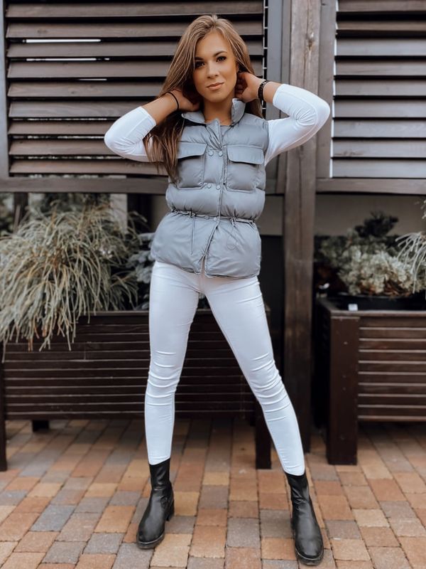 DStreet Дамски елек LOPEZ светло сив Dstreet