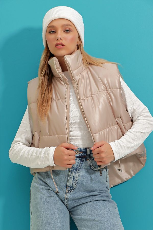 Trend Alaçatı Stili Дамски елек. Trend Alaçatı Stili Puffer