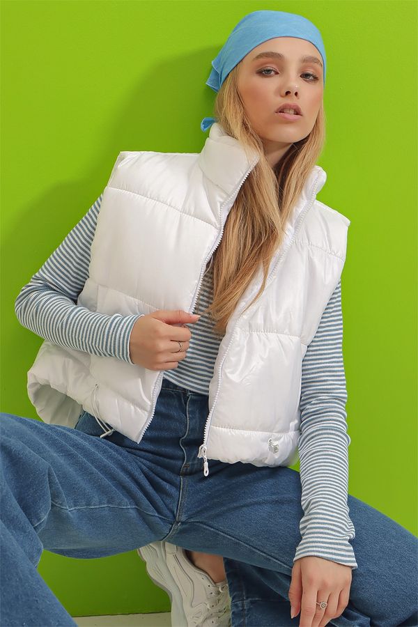 Trend Alaçatı Stili Дамски елек. Trend Alaçatı Stili Puffer
