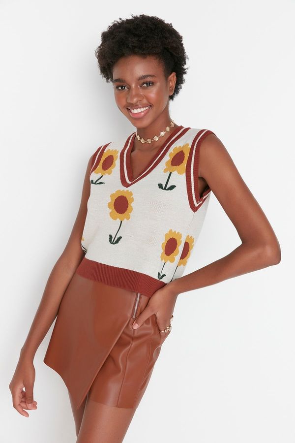 Trendyol Дамски елек. Trendyol Knitted