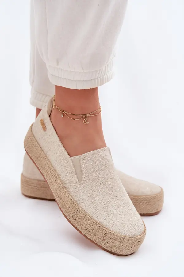 BIG STAR SHOES Дамски еспадрили на платформата Big Star