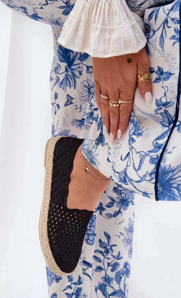 VINCEZA Дамски Еспадрили С Плетка Vinceza