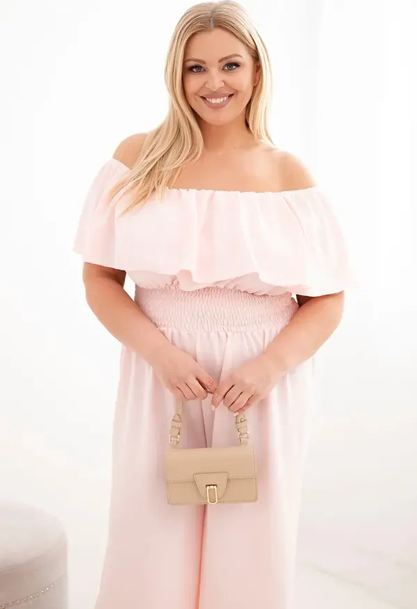 Kesi Włoski Дамски гащеризон с големи размери Kesi с волани