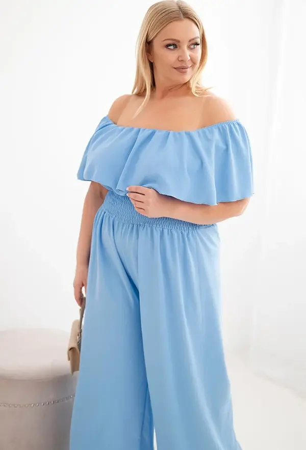 Kesi Włoski Дамски гащеризон с прехлупване и волани