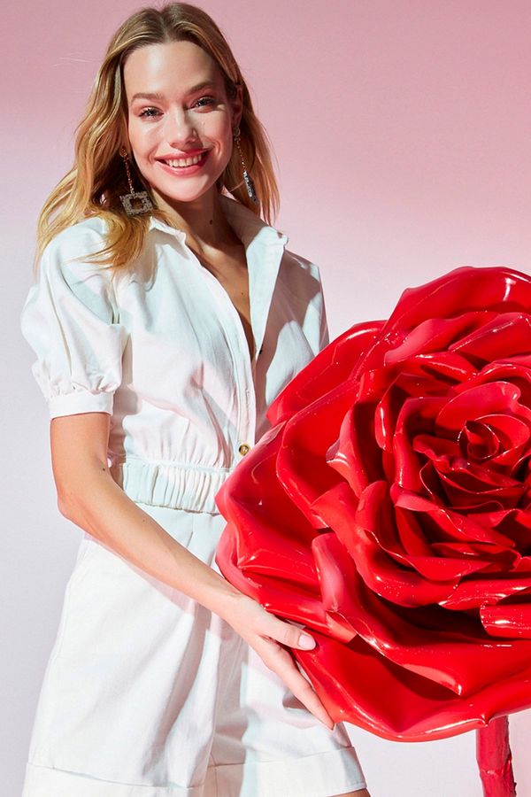 Trendyol Дамски гащеризон Trendyol Belted