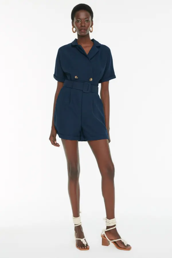 Trendyol Дамски гащеризон Trendyol Belted