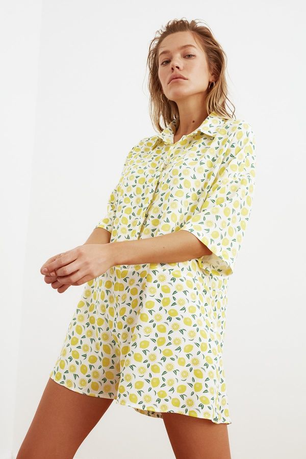 Trendyol Дамски гащеризон Trendyol Patterned