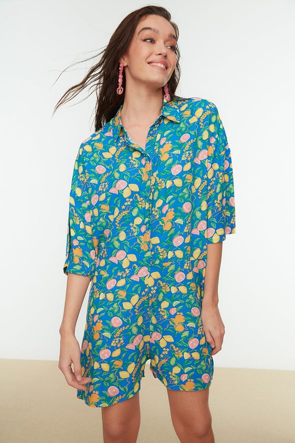 Trendyol Дамски гащеризон Trendyol Patterned