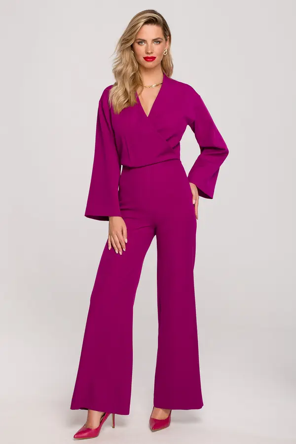 Makover Дамски гащеризон. Makover Makover_Jumpsuit_K147_Ruby