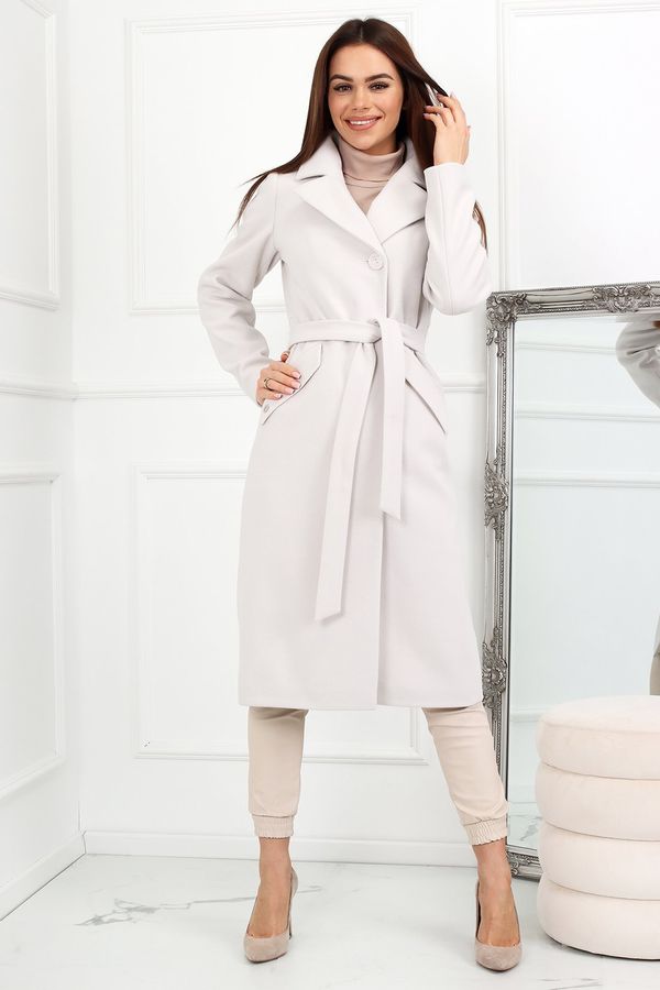 Merce Дамски халат Merce Merce_Coat_Manuela_Light_Grey