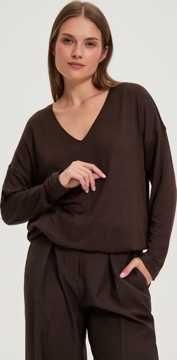 Marisse Дамски кафяв пуловер Marisse