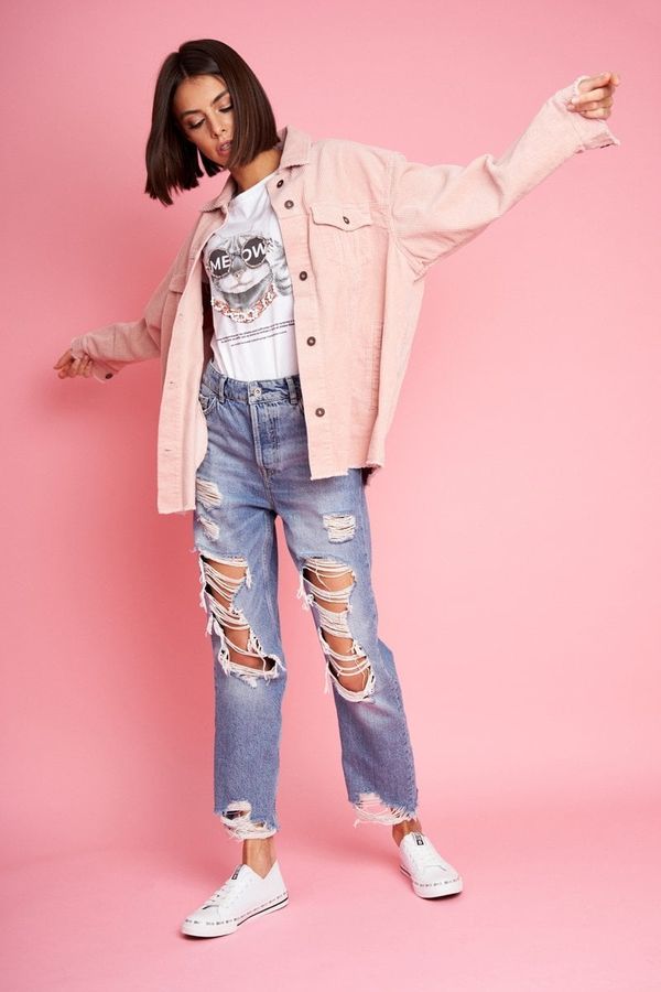 BIG STAR SHOES Дамски кецове Big Star OPENWORK