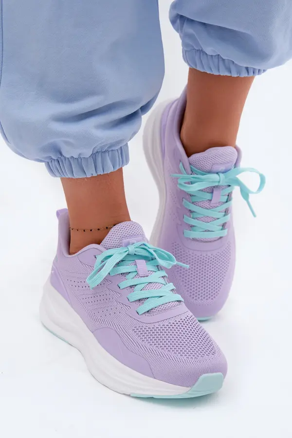 EVENTO Дамски кецове на платформа EVENTO Лавандула Gelirae