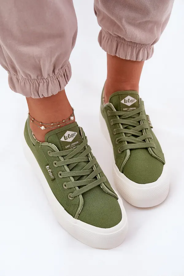 Lee Cooper Дамски Кецове На Платформа Lee Cooper