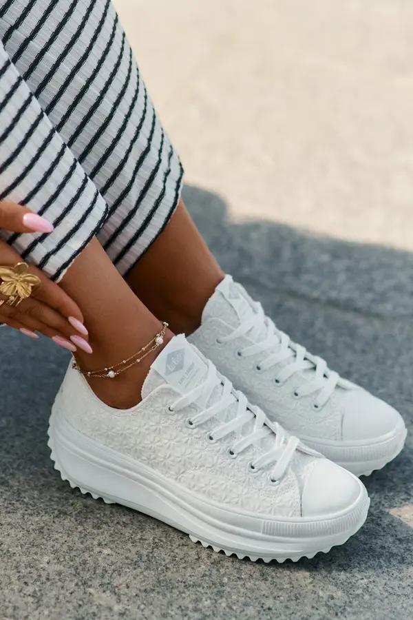 Lee Cooper Дамски Кецове С Бродерия На Платформа Lee Cooper