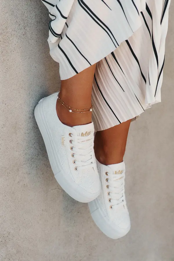 Lee Cooper Дамски Кецове С Дантела Lee Cooper