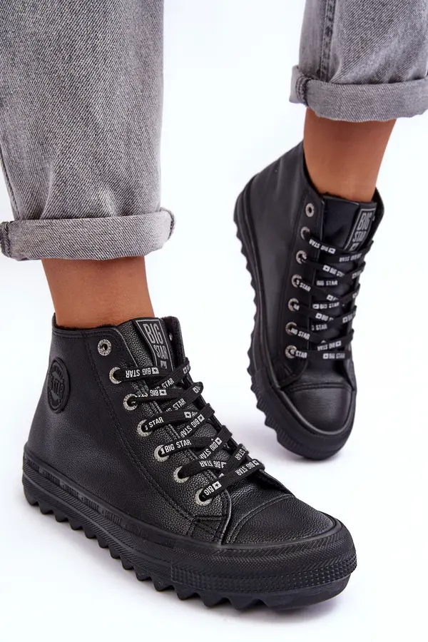 BIG STAR SHOES Дамски кецове. BIG STAR SHOES BLK