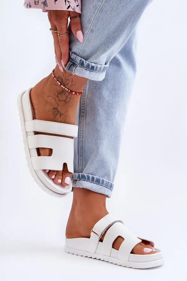 Boto Дамски класически джапанки Molie бели