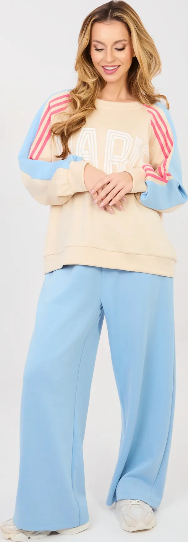 Italy Moda Дамски комплект анцуг, светло син