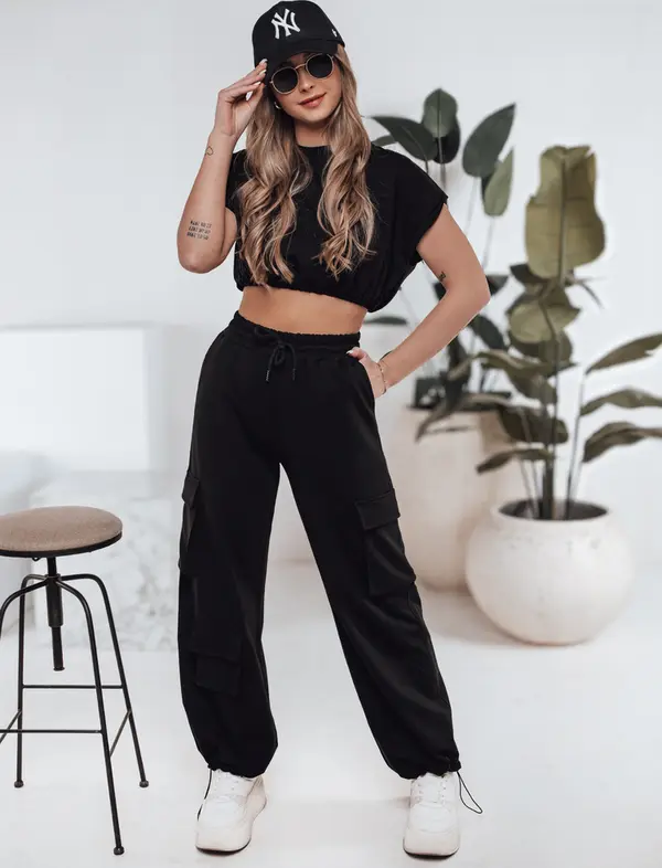 DStreet Дамски комплект CHICBASE черен