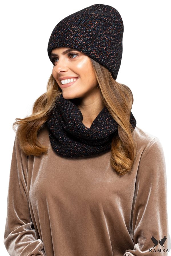 Kamea Дамски комплект Kamea Kamea_Set_Hat&Chimney_K.19.253.08_Black