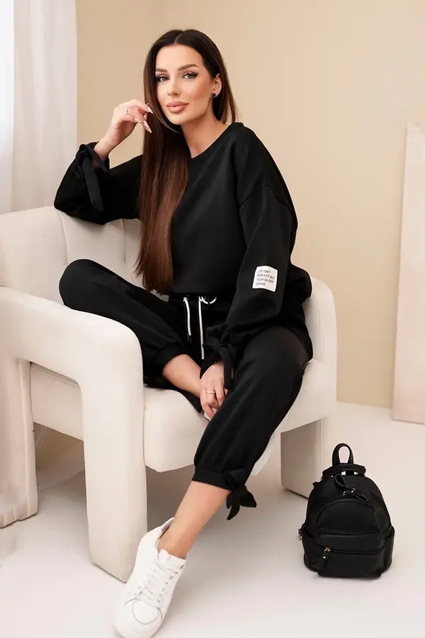 Kesi Włoski Дамски комплект Kesi от вискоза с връзки